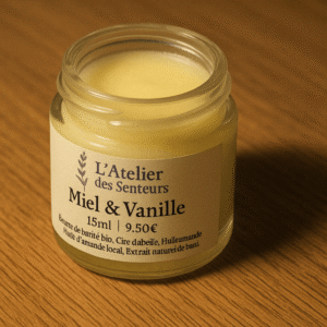 Baume à lèvres "Miel & Vanille"
